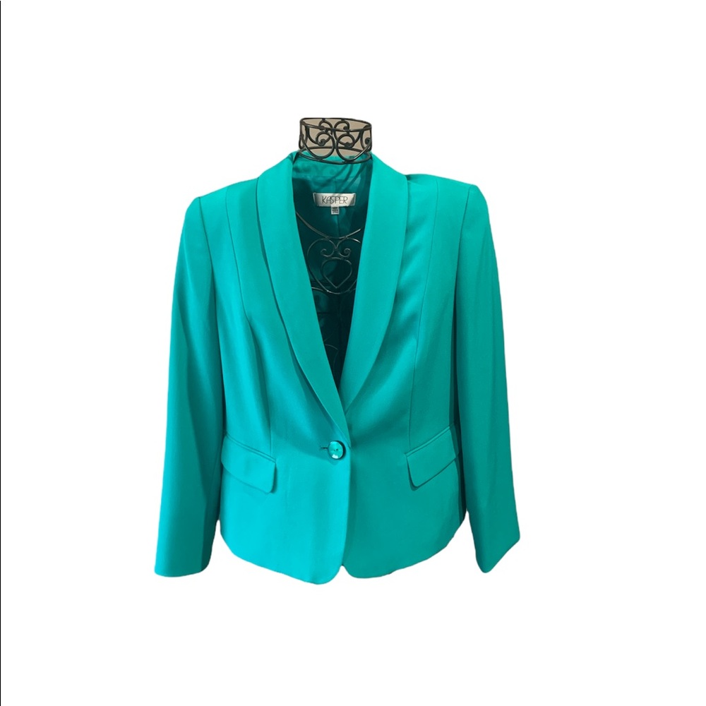 Kasper Teal Blazer size 14P